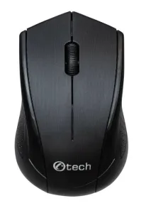 C-TECH myš WLM-07, bezdrôtová, 1200DPI, 3 tlačidlá, USB nano receiver, čierna