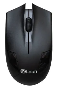 C-TECH myš WLM-08, bezdrôtová, 1200DPI, 3 tlačidlá, USB nano receiver, čierna
