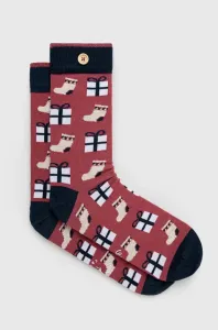 Ponožky Cabaia pánske, červená farba #1011496