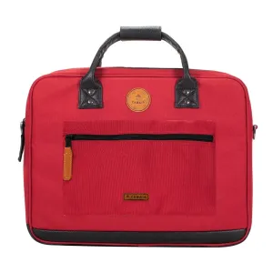Červená taška na notebook Cabaia Messenger Shanghai