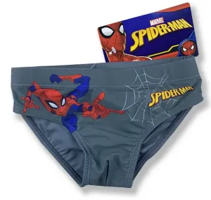 Detské plavky - Spiderman, sivé veľkosť: 128/134
