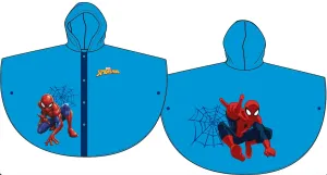 Chlapčenský pršiplášť (pončo) Spiderman, bl.modrý veľkosť: 7/8 rok