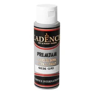 CADENCE - Akrylová farba Premium, sivá, 70 ml