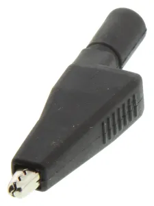 Cal Test Electronics Ct3761-0 Med. Alligator Clip With 4Mm B-Plug Jack, Black