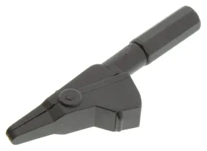 Cal Test Electronics Ctm-652-0 Small Safety Alligator Clip, 20A, Black
