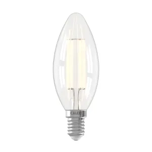 Calex Smart LED žiarovka E14 B35 4,9W sviečka 1800K-3000K