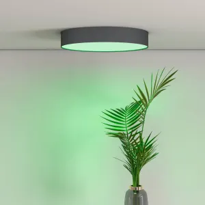 Inteligentné stropné svietidlo čierne 30 cm vrátane LED RGB - Taiko
