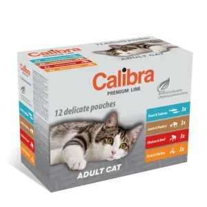 Calibra KAPSIČKA Premium cat Adult Multipack 12x100g