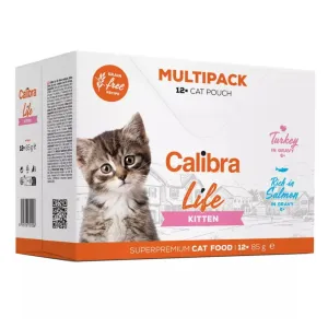 CALIBRA Life kapsa Kitten Multipack kapsičky pre mačiatka 12 x 85 g