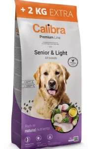 Calibra Premium Line Dog Senior & Light 12 + 2kg