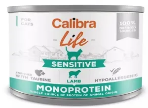 Calibra cat Life Adult Sensitive lamb konzervy pre mačky 6x200g