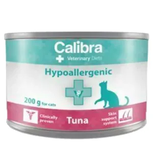 CALIBRA Veterinary Diets Hypoallergenic konzerva pre mačky tuniak 200 g