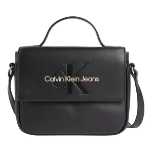 Calvin Klein SCULPTED BOXY FLAP CB20 MONO Dámska kabelka, čierna, veľkosť os