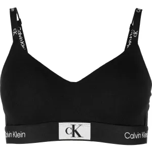 Calvin Klein ´96 COTTON-LGHT LINED BRALETTE Dámska podprsenka, čierna, veľkosť M