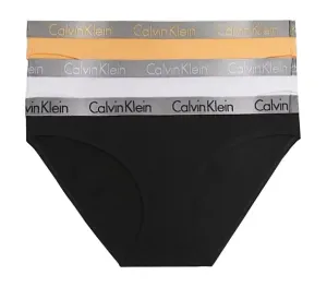 Calvin Klein 3 PACK - dámske nohavičky Bikini QD3561E-BP6 L