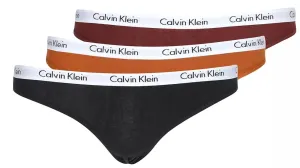 Calvin Klein 3 PACK - dámske nohavičky Bikini QD5146E-HVT XL