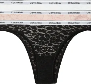 Calvin Klein 3 PACK - dámske nohavičky Brazilian QD5225E-N8I M