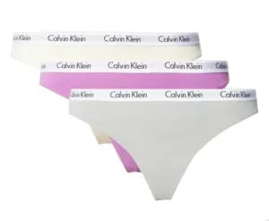 Calvin Klein 3 PACK - dámske tangá PLUS SIZE QD3800E-CFU XL