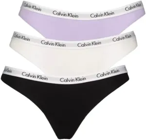 Calvin Klein 3 PACK - dámske tangá PLUS SIZE QD3800E-HVN XXL