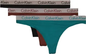 Calvin Klein 3 PACK - dámske tangá QD3560E-IIL XL