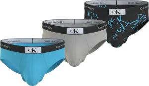 Calvin Klein 3 PACK - pánske slipy CK96 NB3527E-I0Q XL