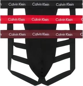 Calvin Klein 3 PACK - pánske slipy JOCK STRAP NB3054A-I20 XL