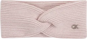 Čelenka s prímesou vlny Calvin Klein ružová farba