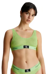 Podprsenka Calvin Klein Underwear zelená farba, čipkovaný, jednofarebný #5858072
