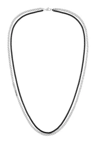 Calvin Klein Dvojitý oceľový bicolor náhrdelník Industrial Hardware 35000565 #9372298