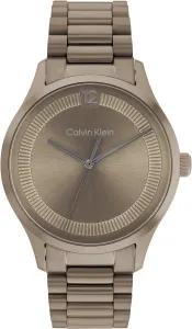 Hodinky Calvin Klein pánsky, hnedá farba