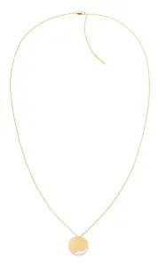 Calvin Klein Módny dlhý pozlátený náhrdelník Minimal 35000149