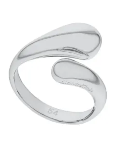 Calvin Klein Nadčasový oceľový prsteň Sculptured Drops 35000192 52 mm #8039056