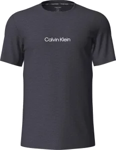 Calvin Klein S/S CREW NECK Pánske tričko, tmavo modrá, veľkosť