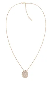 Calvin Klein Slušivý bronzový náhrdelník s kryštálmi Fascinate 35000332