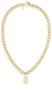 Calvin Klein Slušivý pozlátený náhrdelník Edgy Pearls 35000560 #8039023