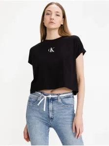 Čierne tričká Calvin Klein Jeans