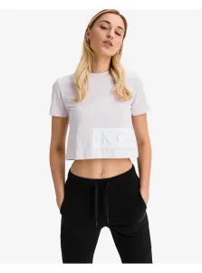 Tričká s krátkym rukávom pre ženy Calvin Klein - ružová #632054