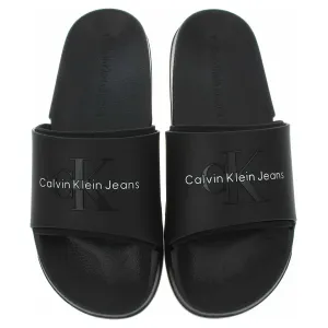 Calvin Klein SLIDE MONOGRAM Pánske šľapky, čierna, veľkosť #408423