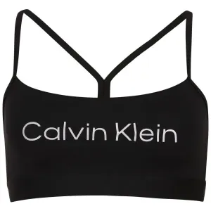 Calvin Klein LOW SUPPORT SPORTS BRA Dámska športová podprsenka, čierna, veľkosť #6233403