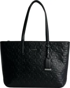 Čierna dámska vzorovaná kabelka Calvin Klein
