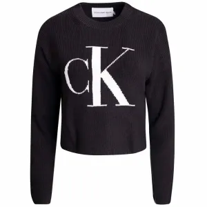 Calvin Klein dámsky sveter Farba: BEH CK BLACK, Veľkosť: S