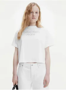 Calvin Klein dámske tričko Farba: Biela, Veľkosť: L