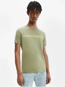 Light green men's T-shirt Calvin Klein Jeans - Men #630663
