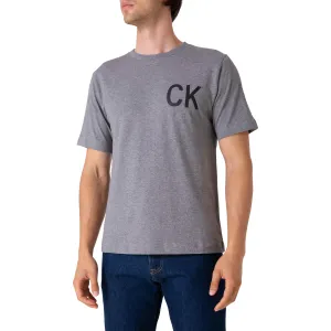 Šedé pánske tričko Calvin Klein Jeans #729394