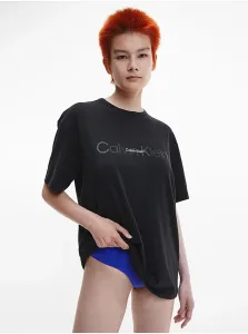 Calvin Klein EMBOSSED ICON LOUNGE Dámske tričko, čierna, veľkosť #601184