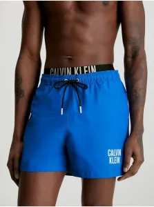 Calvin Klein INTENSE POWER-MEDIUM DOUBLE WB Pánske kúpacie  šortky, modrá, veľkosť