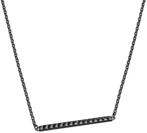 Calvin Klein Čierny oceľový náhrdelník Edge KJ3CBP100200