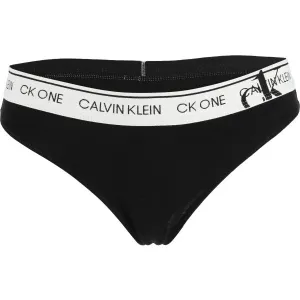 Calvin Klein FADED GLORY-THONG Dámske tangá, čierna, veľkosť #468626