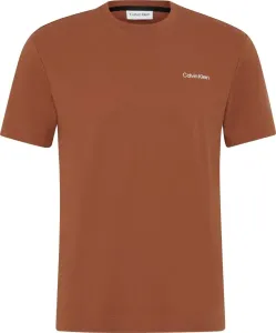 Calvin Klein pánske tričko Farba: GPC Gingerbread Brown, Veľkosť: S