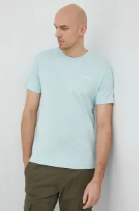 Bavlnené tričko Calvin Klein zelená farba, jednofarebné #6213595